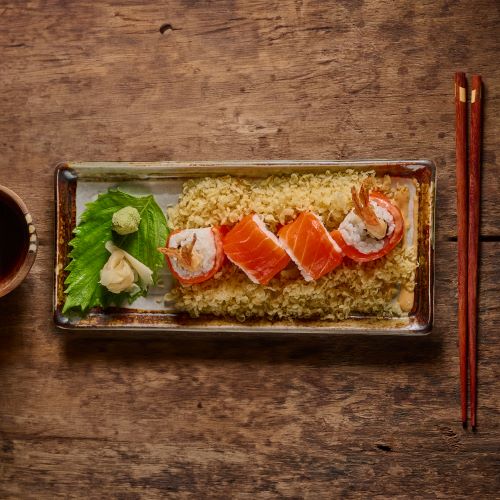 Norwegian Salmon Tempura Rolls
